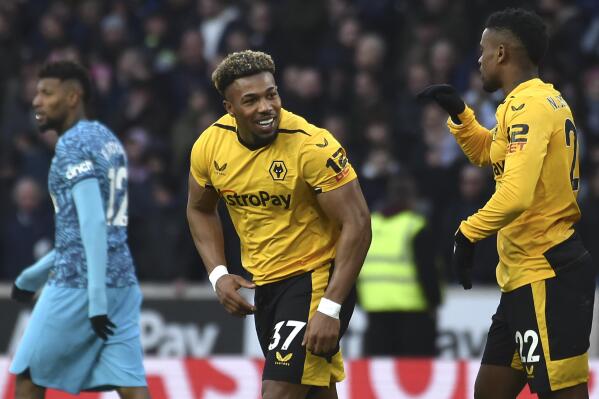 Wolves damage Tottenham s top 4 hopes with 1 0 win in EPL AP News